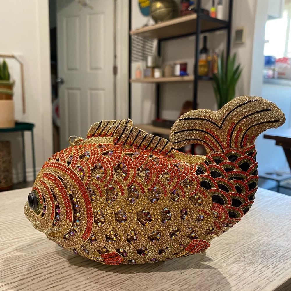 Koi Crystal Clutch
